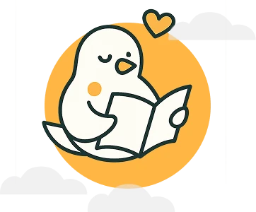 Dove reading spiritual book