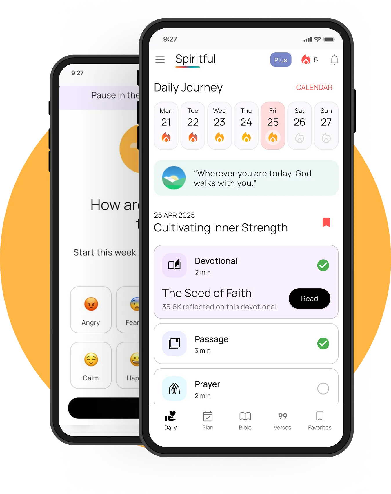Spiritful App Interface